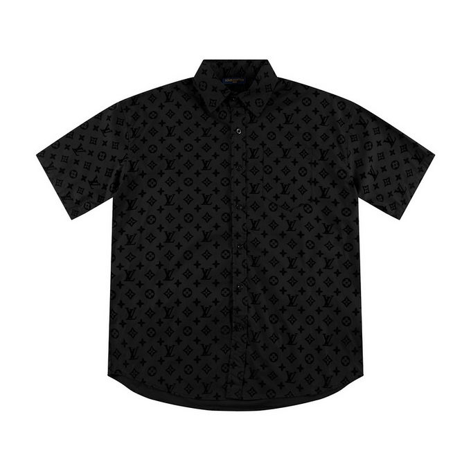 Louis Vuitton Short Sleeve Shirt Mens ID:20240614-168